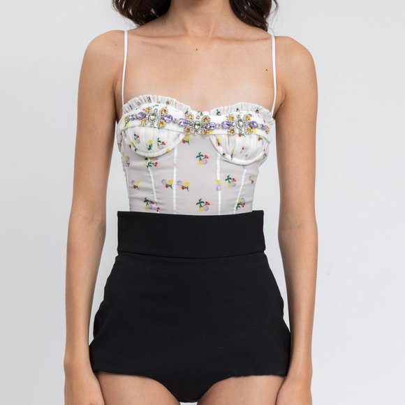 rare! Brand new SHUSHU/TONG MULTICOLOR CRYSTAL LINGERIE - Picture 3 of 9